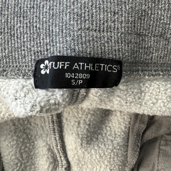 Tuff Athletics Women's Fleece Joggers Sweatpants Gray Small Elastic Waistband - Picture 6 of 13